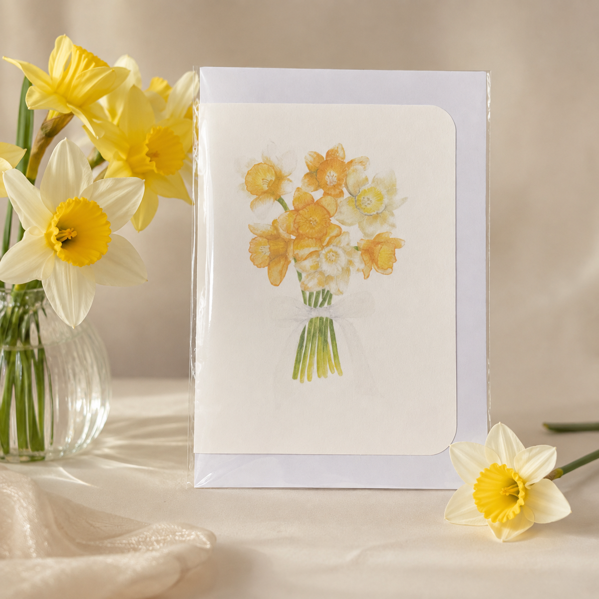 Daffodils floral cards 🌼 Cancer Council fundraiser