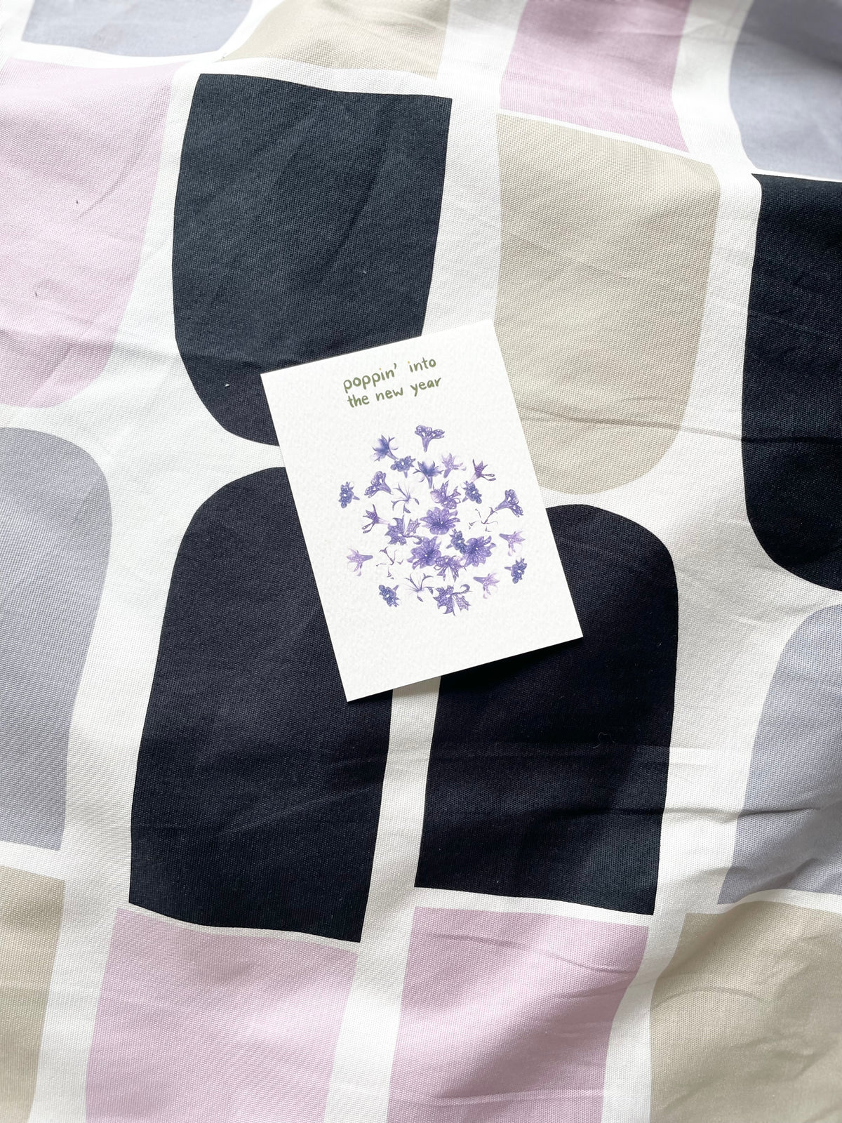 Beautiful floral petunia postcards